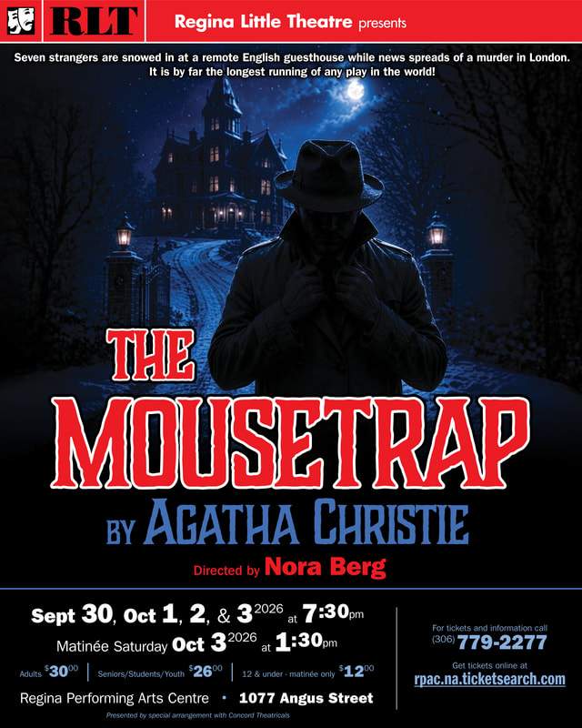 Regina Little Theatre presents The Mousetrap by Agatha Christie – proudly supported by Global Regina - image