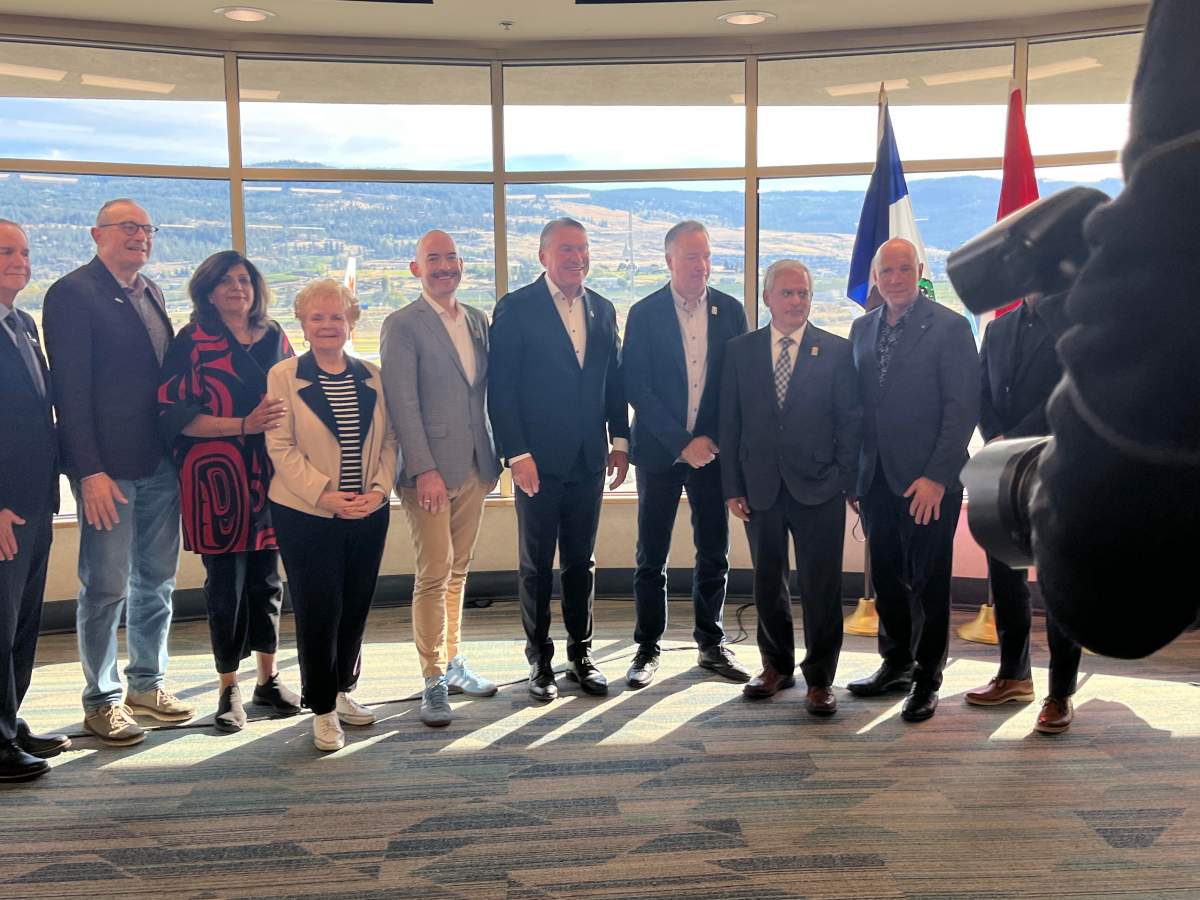 Kelowna leaders met on Monday to announce the new development plans.