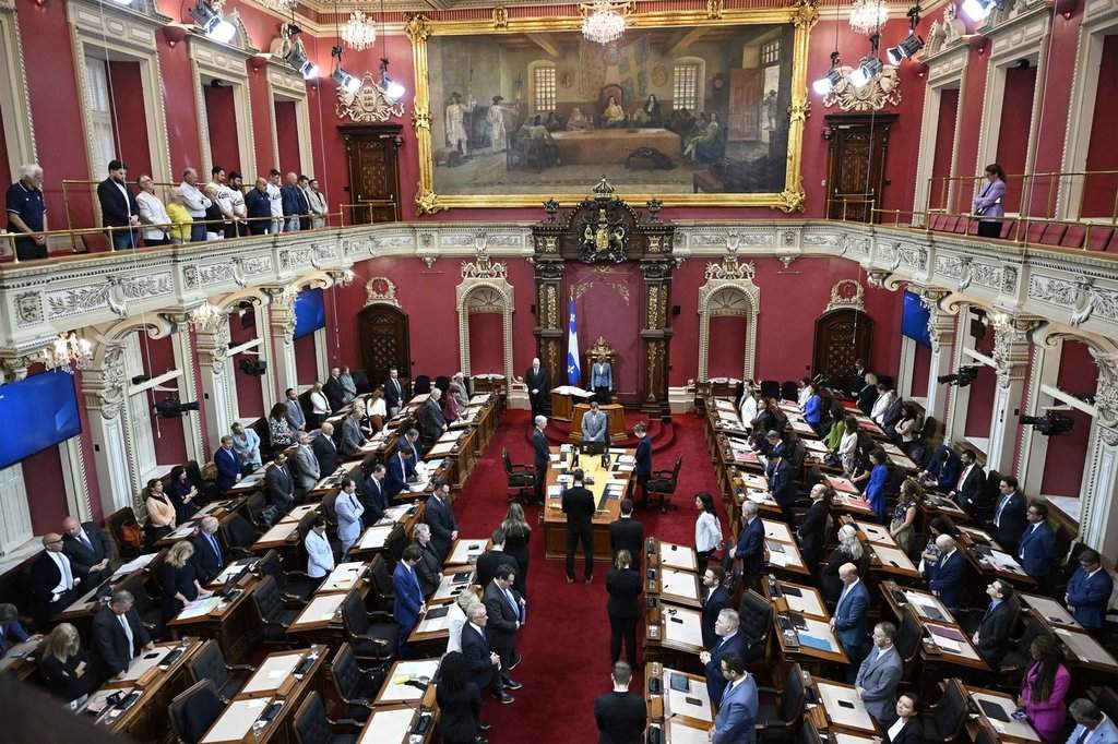 Members of Quebec's national assembly take part in question period on Sept. 19, 2024. 