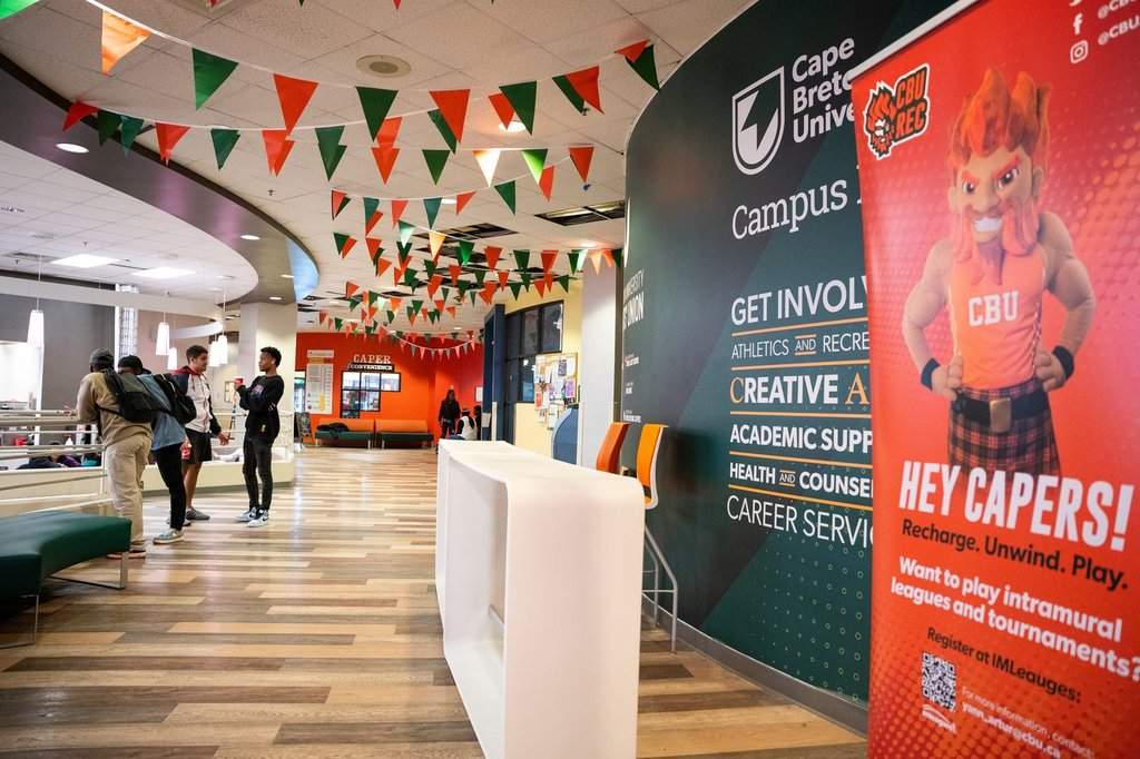 The Cape Breton University cafeteria is seen in Sydney, N.S., Wednesday, Oct. 18, 2023. THE CANADIAN PRESS/Steve Wadden.