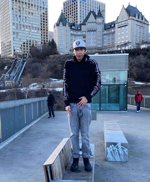 Undated photo of Anjrel Standinghorn-Morin, 21, in Edmonton, Alta.