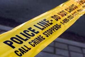 Crime Stoppers police tape