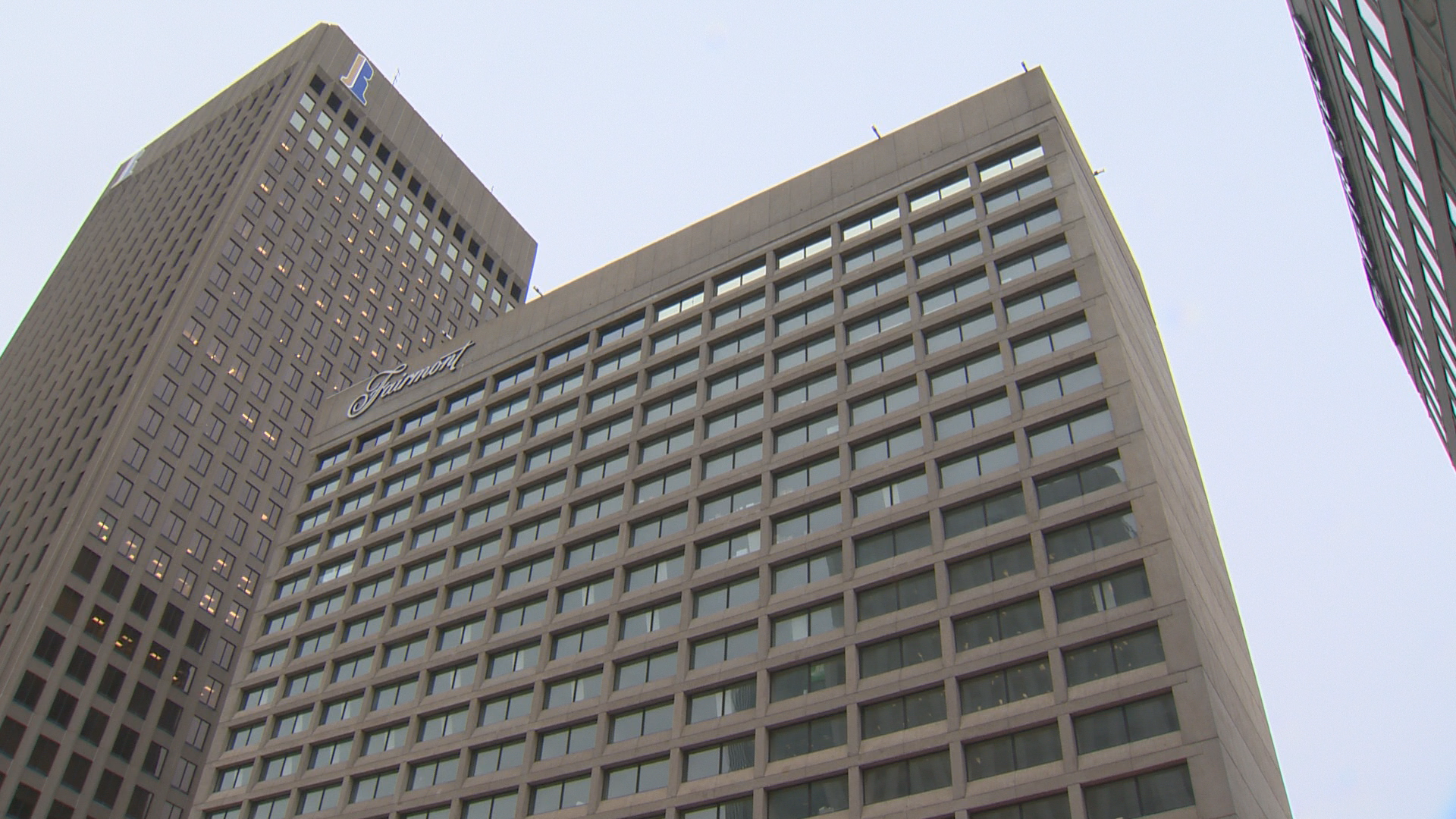 exterior of the Fairmont hotel Winnipeg