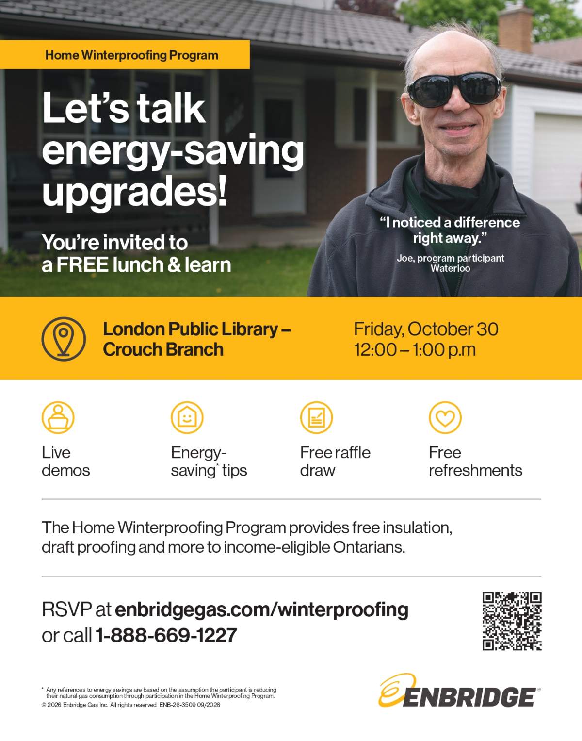 Enbridge Gas Winterproofing Lunch & Learn - image