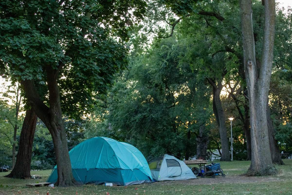 Hamilton encampment