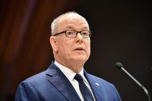 A file photo of Prince Albert II of Monaco addressing the Parliamentary Assembly of the Council of Europe (PACE) in Strasbourg, France on October 1, 2026.
