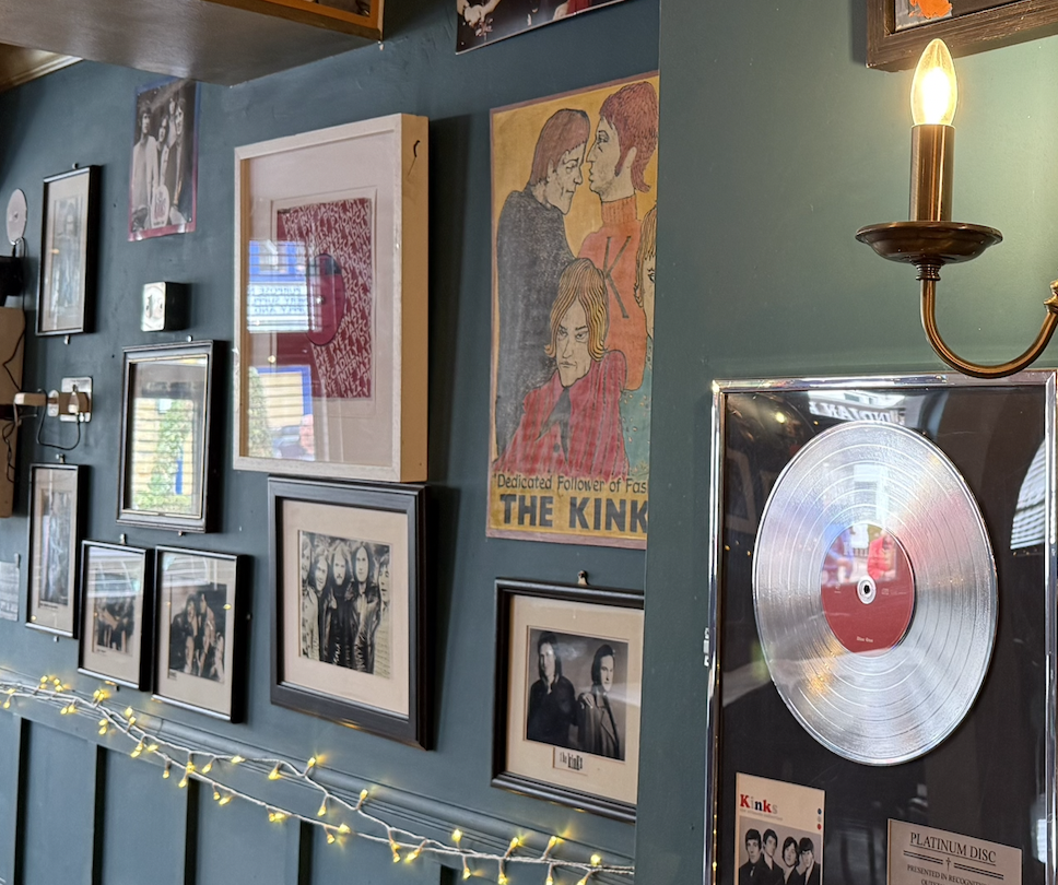 The Clissold Arms is a pub directly across the street from where Ray and Dave Davies of The Kinks grew up.