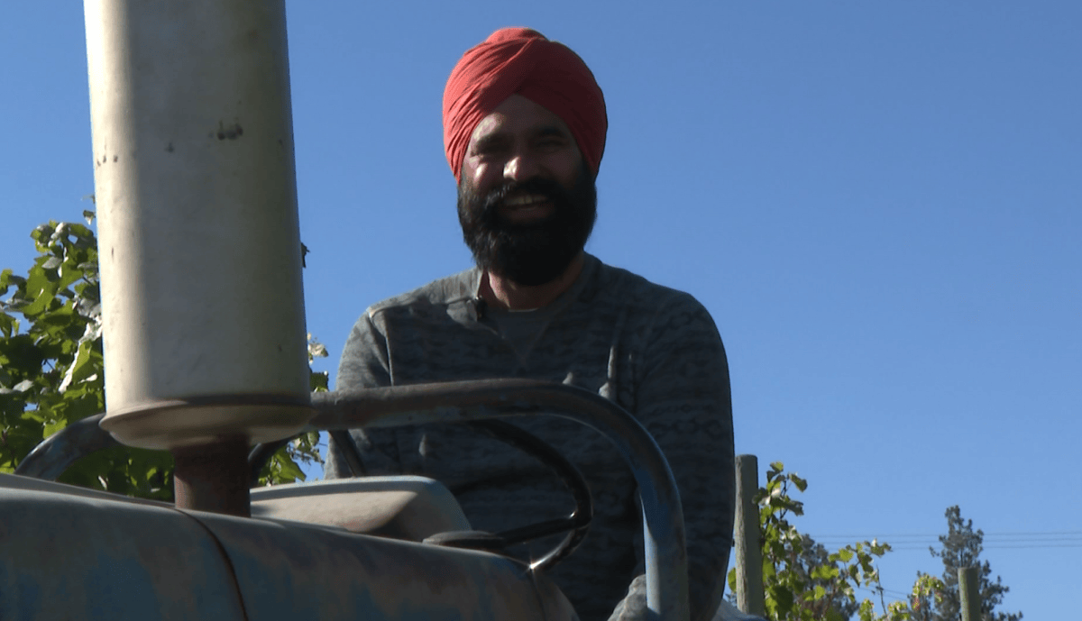 Karnail Singh Sidhu owner of Kalala Winery in West Kelowna
