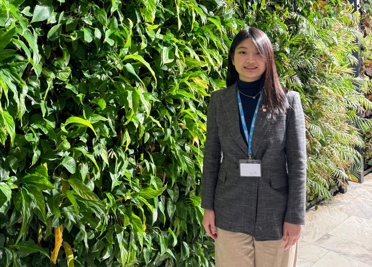 Yifan Zhou, smiles in this undated handout photo. Zhou was a member of a youth advisory group for The Lancet papers on digital media as a public health issue.