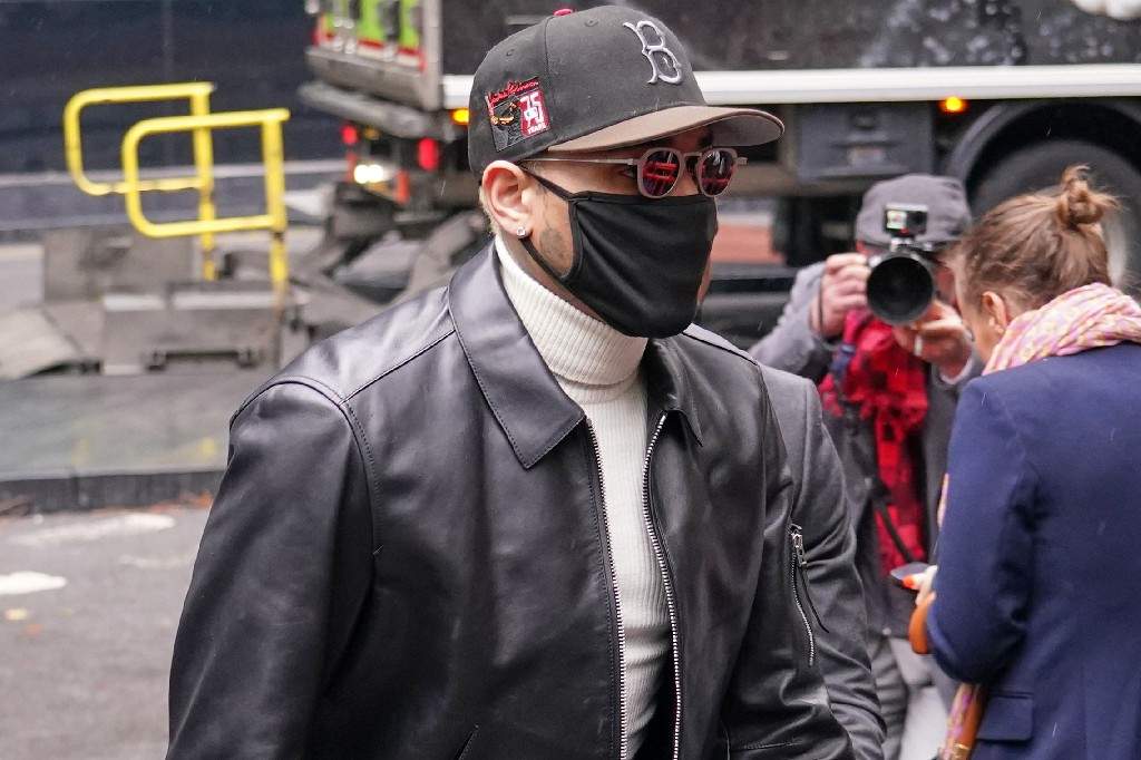 R&B singer Chris Brown arrives at Southwark Crown court for being sentenced over a London nightclub attack in London, Monday, Oct. 26, 2026.