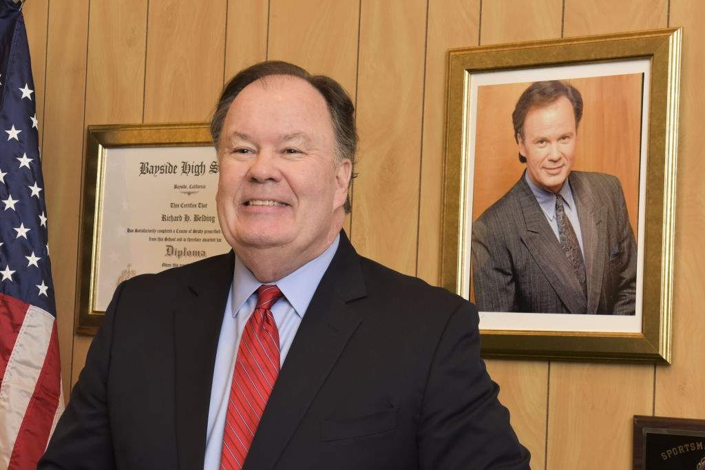 Actor Dennis Haskins poses for portrait at the Saved By the Max Los Angeles opening night pop up on May 1, 2018 in West Hollywood, California.