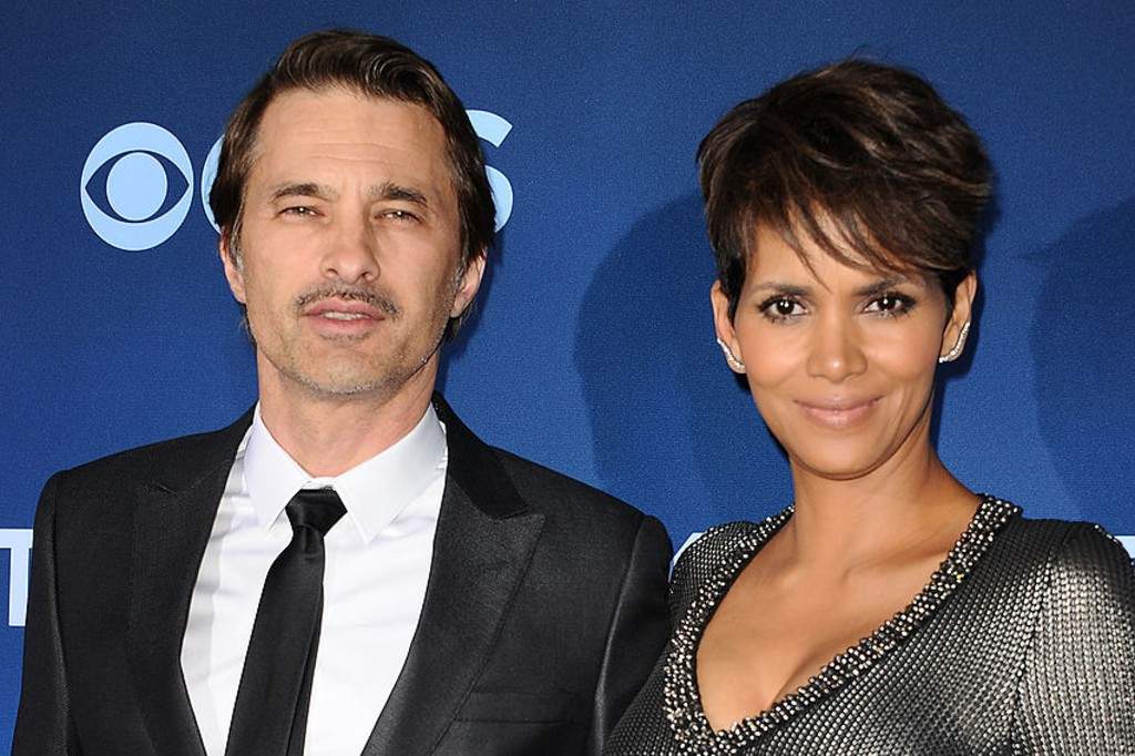 Olivier Martinez and Halle Berry attend the premiere of 'Extant' at California Science Center on June 16, 2014 in Los Angeles, California.