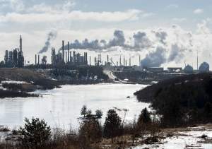 The Irving Oil Refinery is seen in Saint John, N.B. on Tuesday, Jan. 29, 2019. THE CANADIAN PRESS/Andrew Vaughan