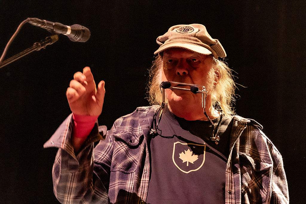 Neil Young performs during Farm Aid 2026 at Veterans United Home Loans Amphitheater on September 26, 2026 in Virginia Beach, Virginia.