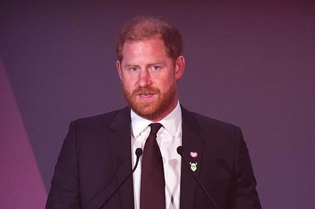 Prince Harry speaking during the WellChild Awards 2026 at the Royal Lancaster Hotel in London on Monday September 21, 2026.