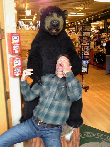 J.D. attacked by bear
