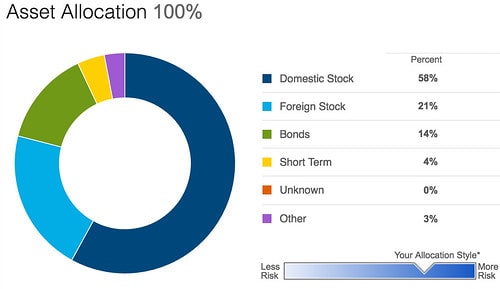 My Asset Allocation Risk