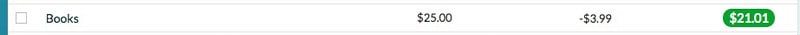 YNAB Line Item