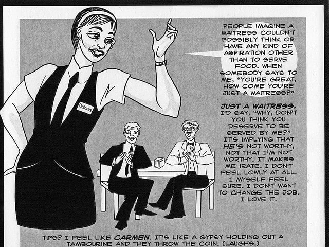 Dolores Dante, Waitress