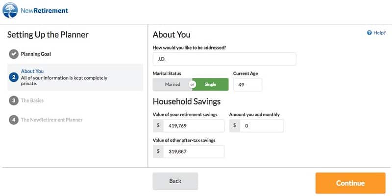 NewRetirement setup (#2)