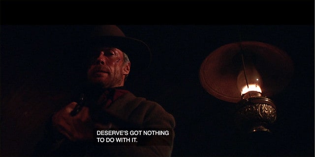 Deserve's got nothing to do with it