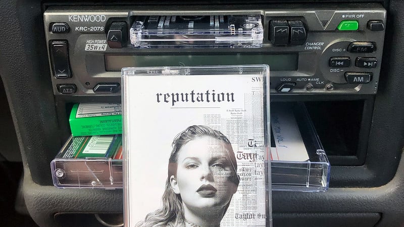 The tape deck in my Toyota truck