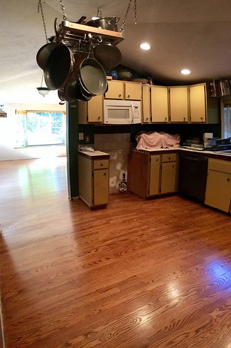 Our shiny new floors! title=