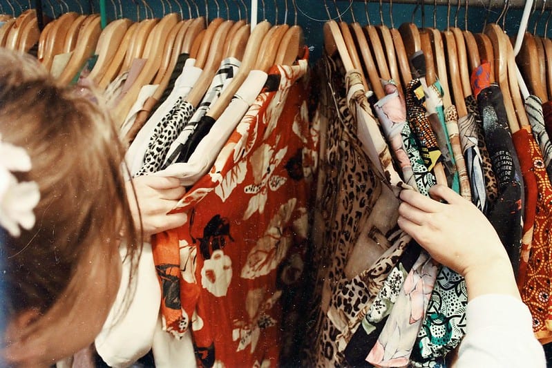 Shopping for clothes
