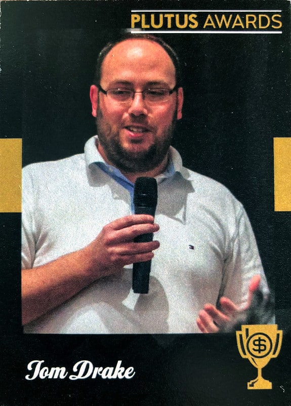 Tom Drake trading card