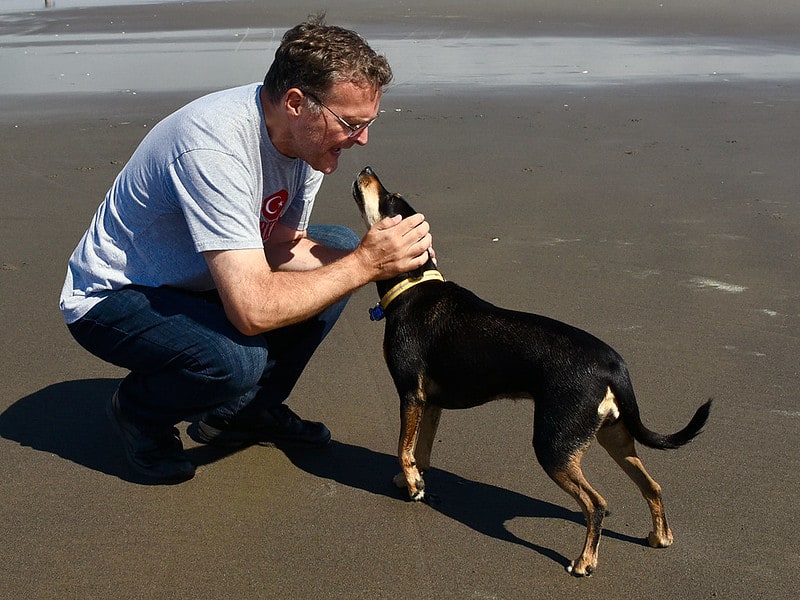 Nick and Tally at the Beach