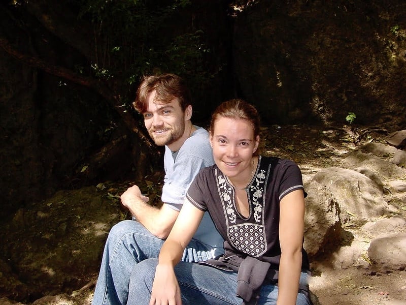 Michael and Ellen, hiking