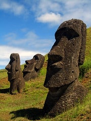 Moai on Easter Island