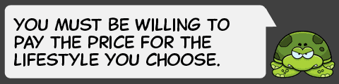 Tom the Turtle on choosing a lifestyle