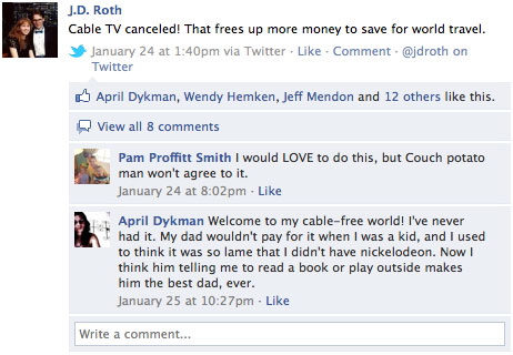 Cable TV canceled!