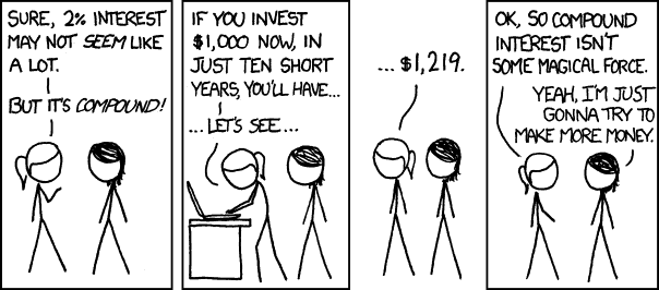 XKCD on compounding
