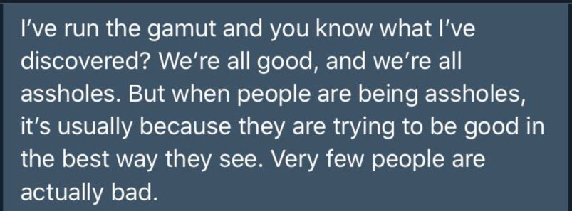 People are basically good