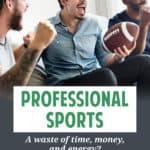 Despite the reasons why it doesn't make sense to expend resources on professional sports, we're stil spending an hour or two each week watching football.