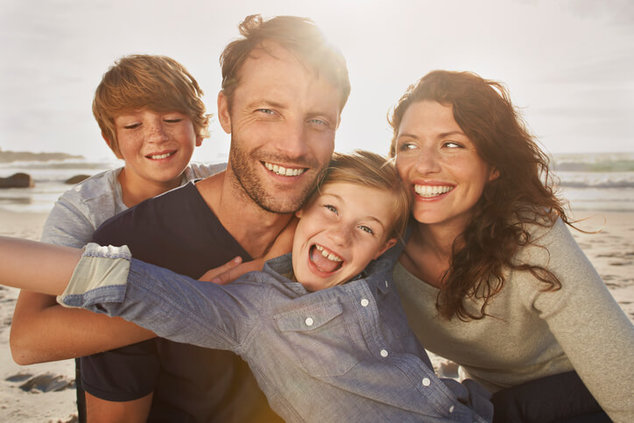 couple with kids