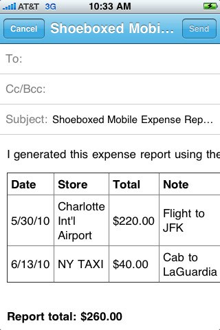 shoeboxed app