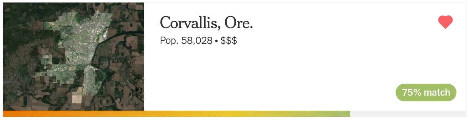 Corvallis result