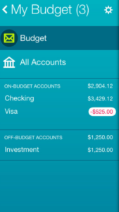 YNAB app screenshot